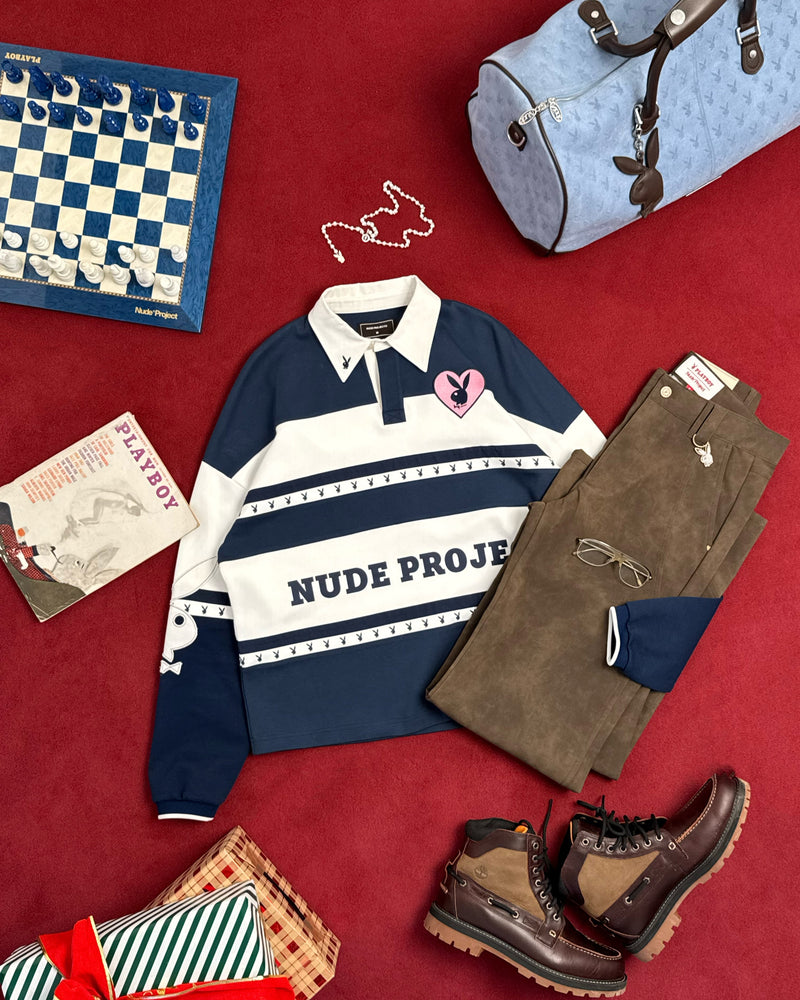 Polo Rugby Playboy Azul Marino