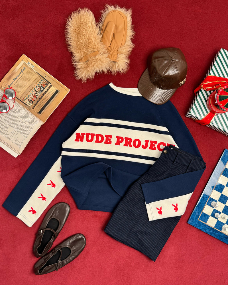 MontBlanc Long-Sleeve Tee Navy