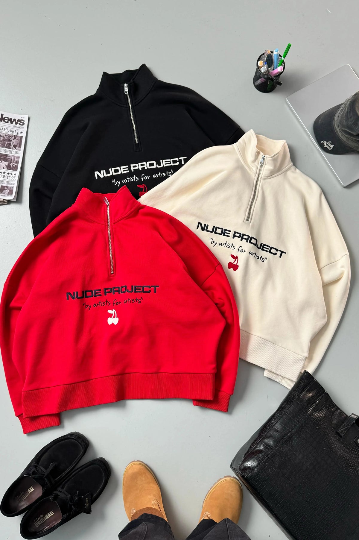 Sport Quarter-Zip Black