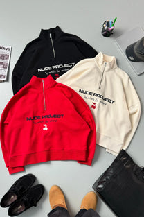 Sport Quarter-Zip Black