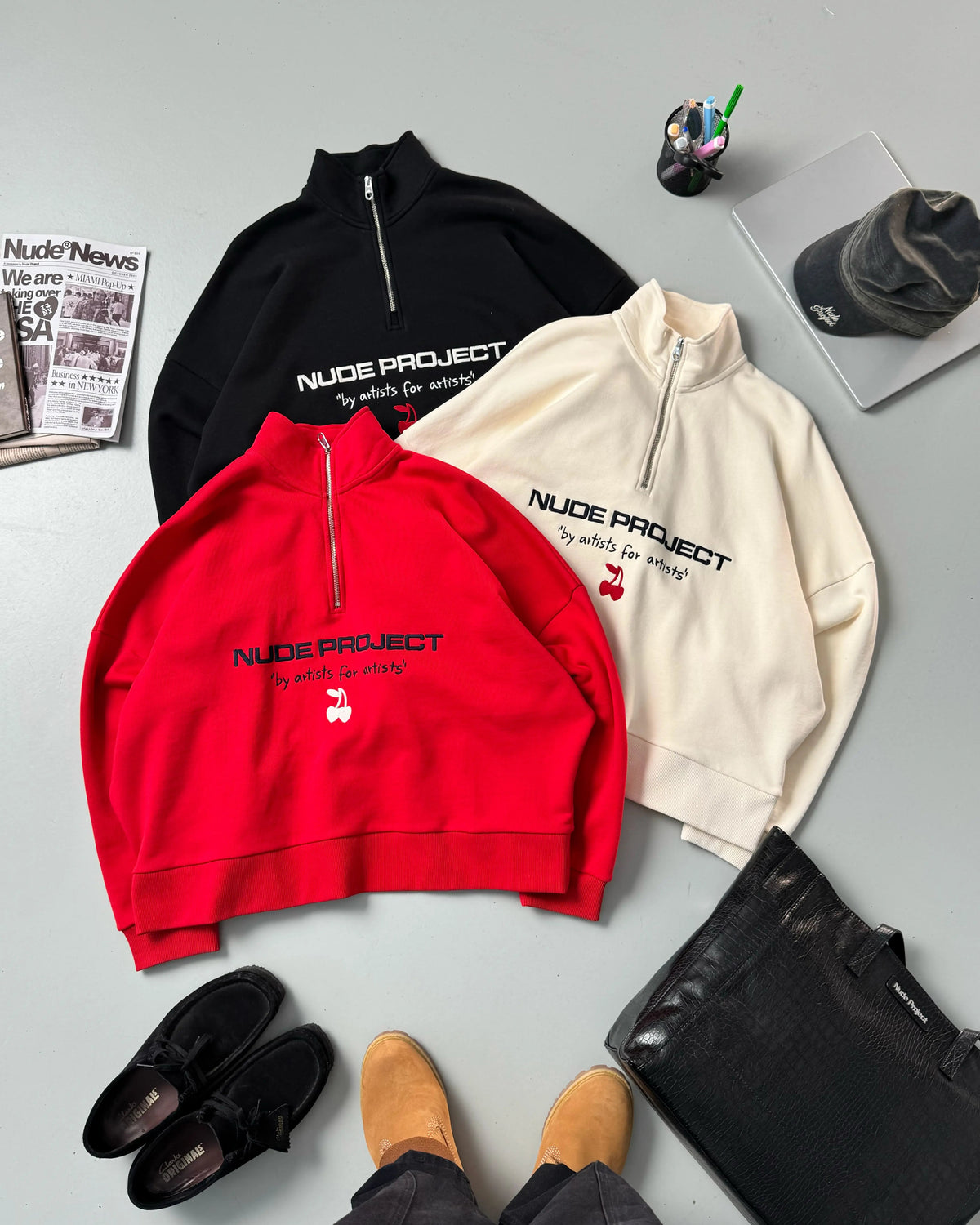 Sport Quarter-Zip Marshmallow