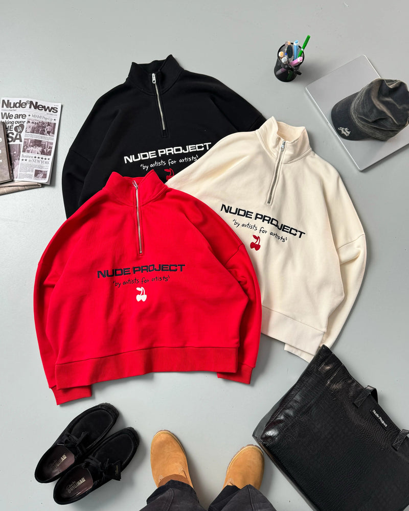 Sport Quarter-Zip Marshmallow