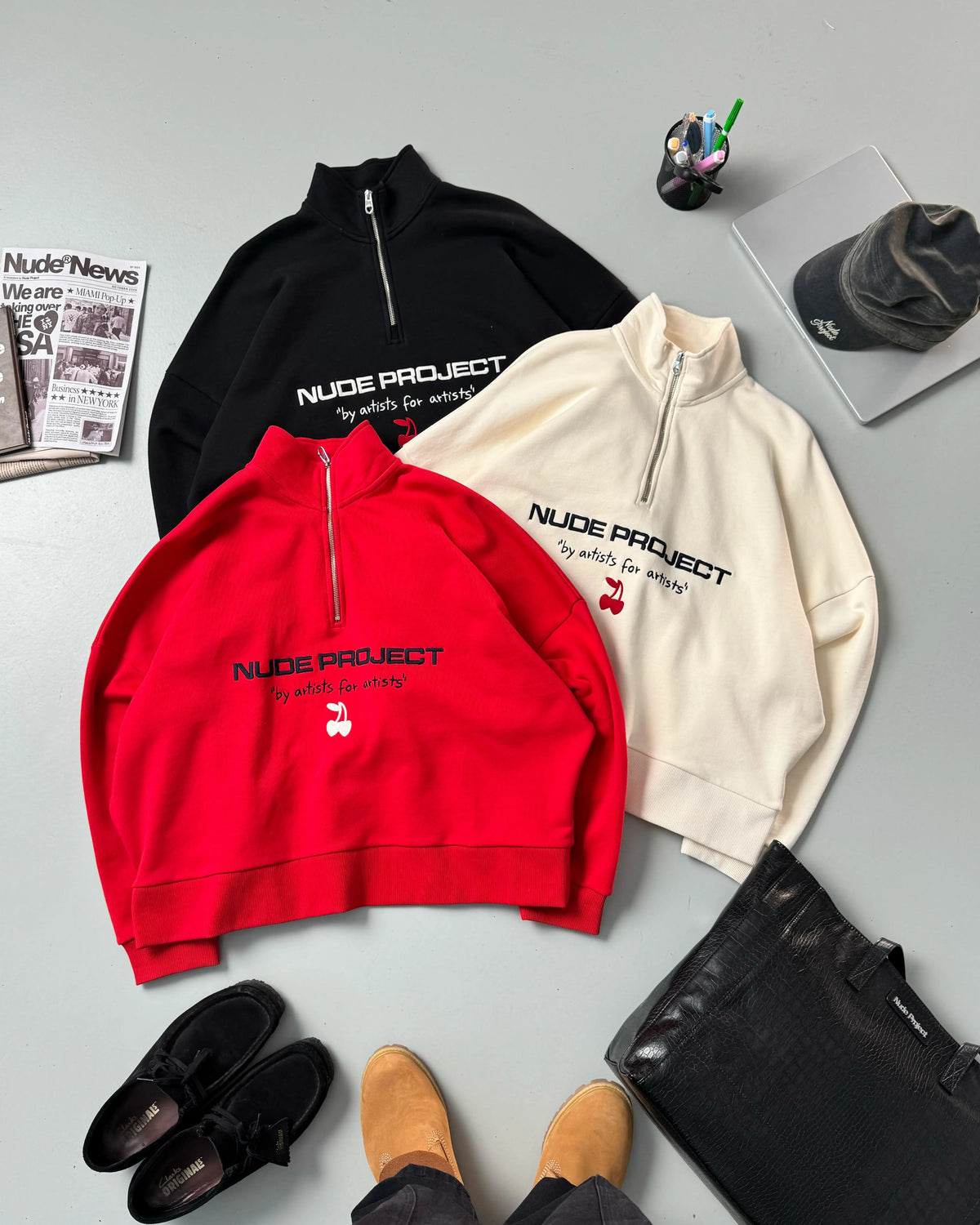 Sport Quarter-Zip Black