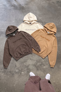 Box Logo Hoodie Ivory