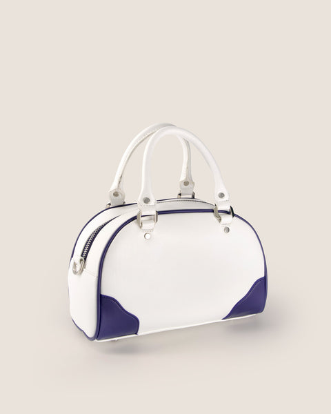BUNNY BOWLING BAG WHITE/NAVY – NUDE PROJECT