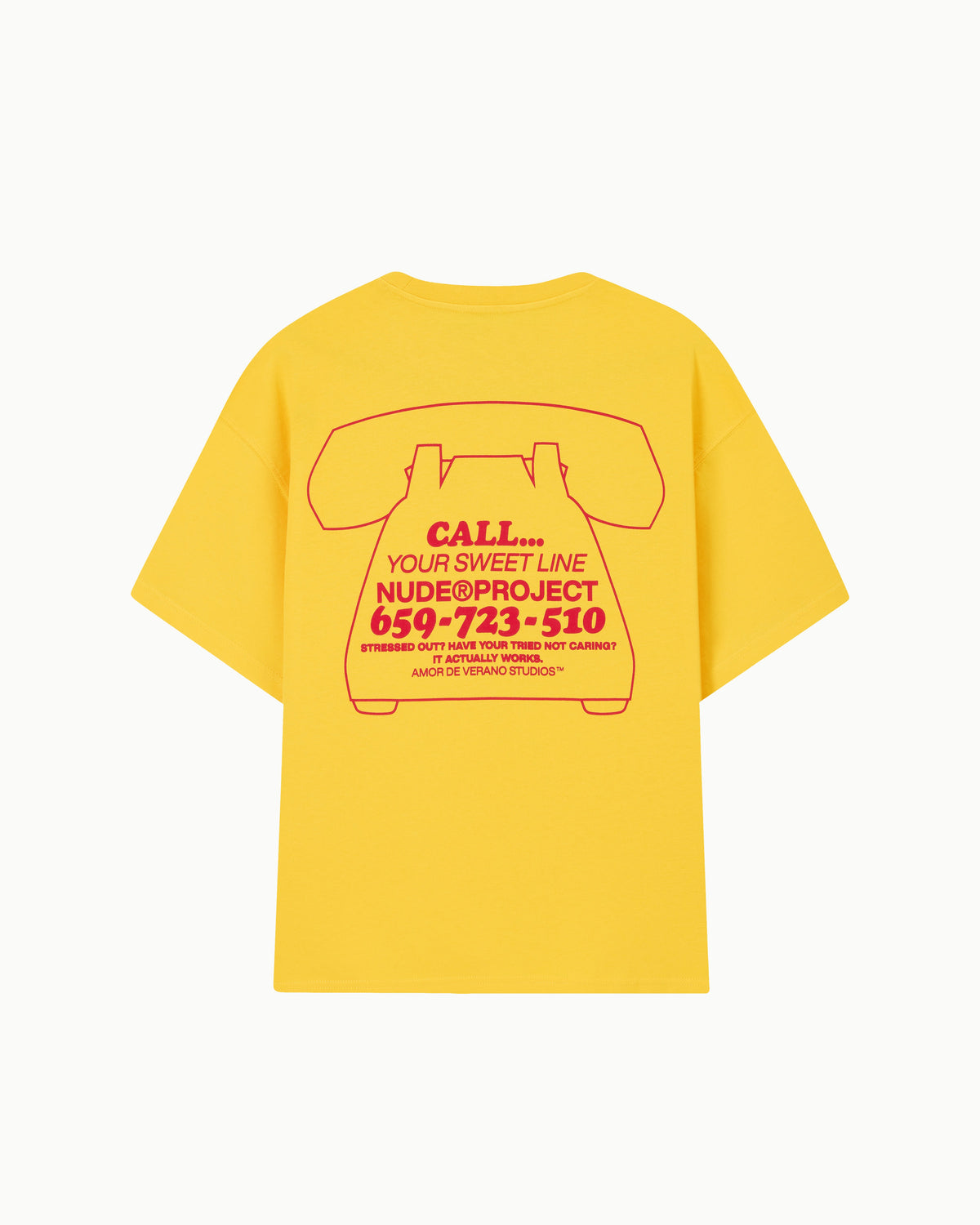 Call Tee Yellow