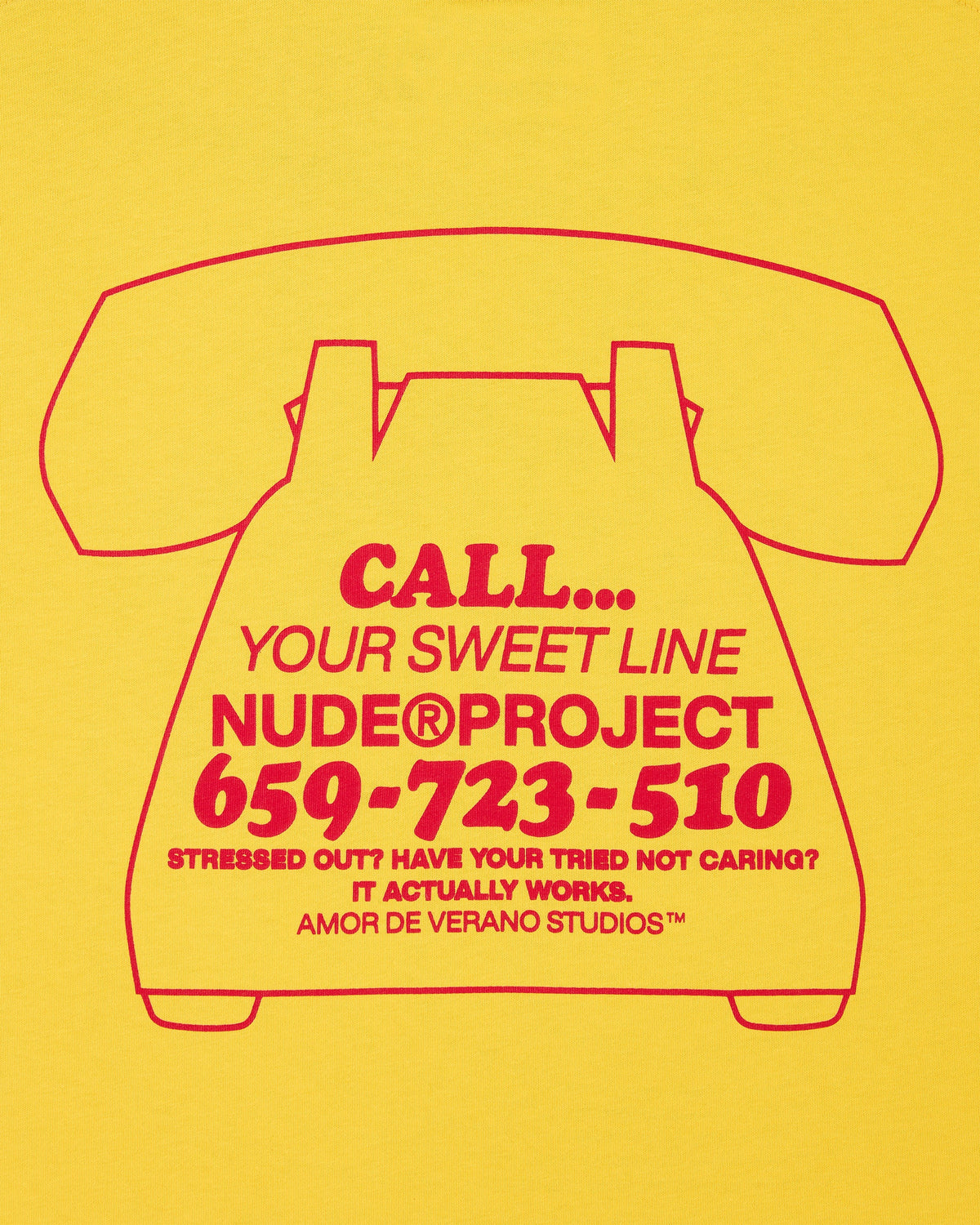 Call Tee Yellow