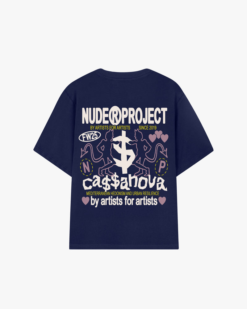Cassanova Tee Navy