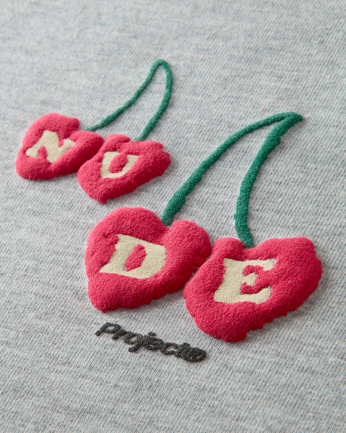 Cerise Top Grey Melange