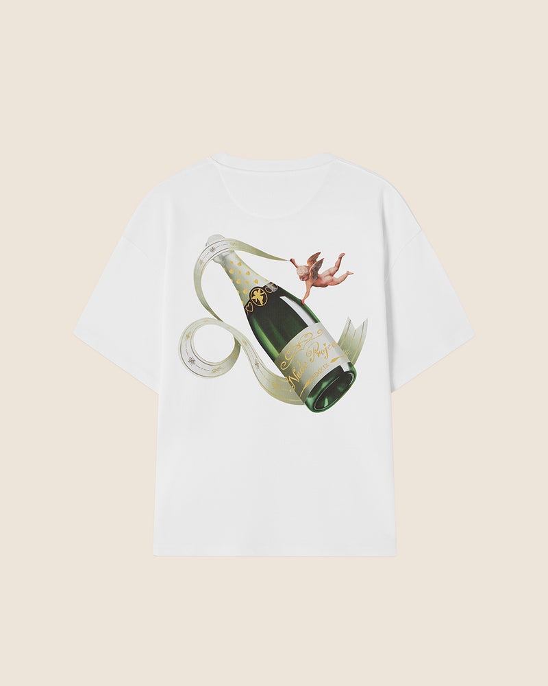CHAMPAGNE PROBLEMS TEE WHITE