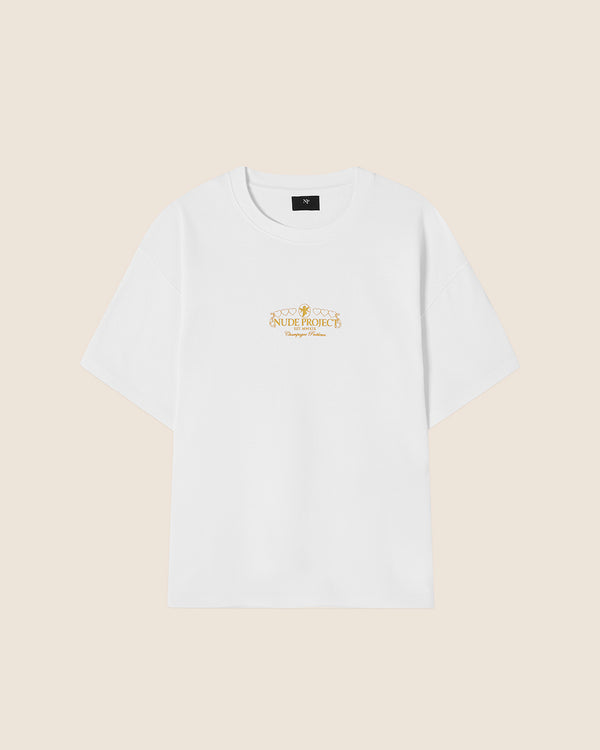 CHAMPAGNE PROBLEMS TEE WHITE