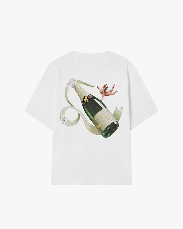 CHAMPAGNE PROBLEMS TEE WHITE