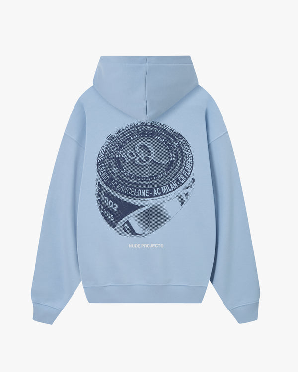 CHAMPION HOODIE LIGHT BLUE