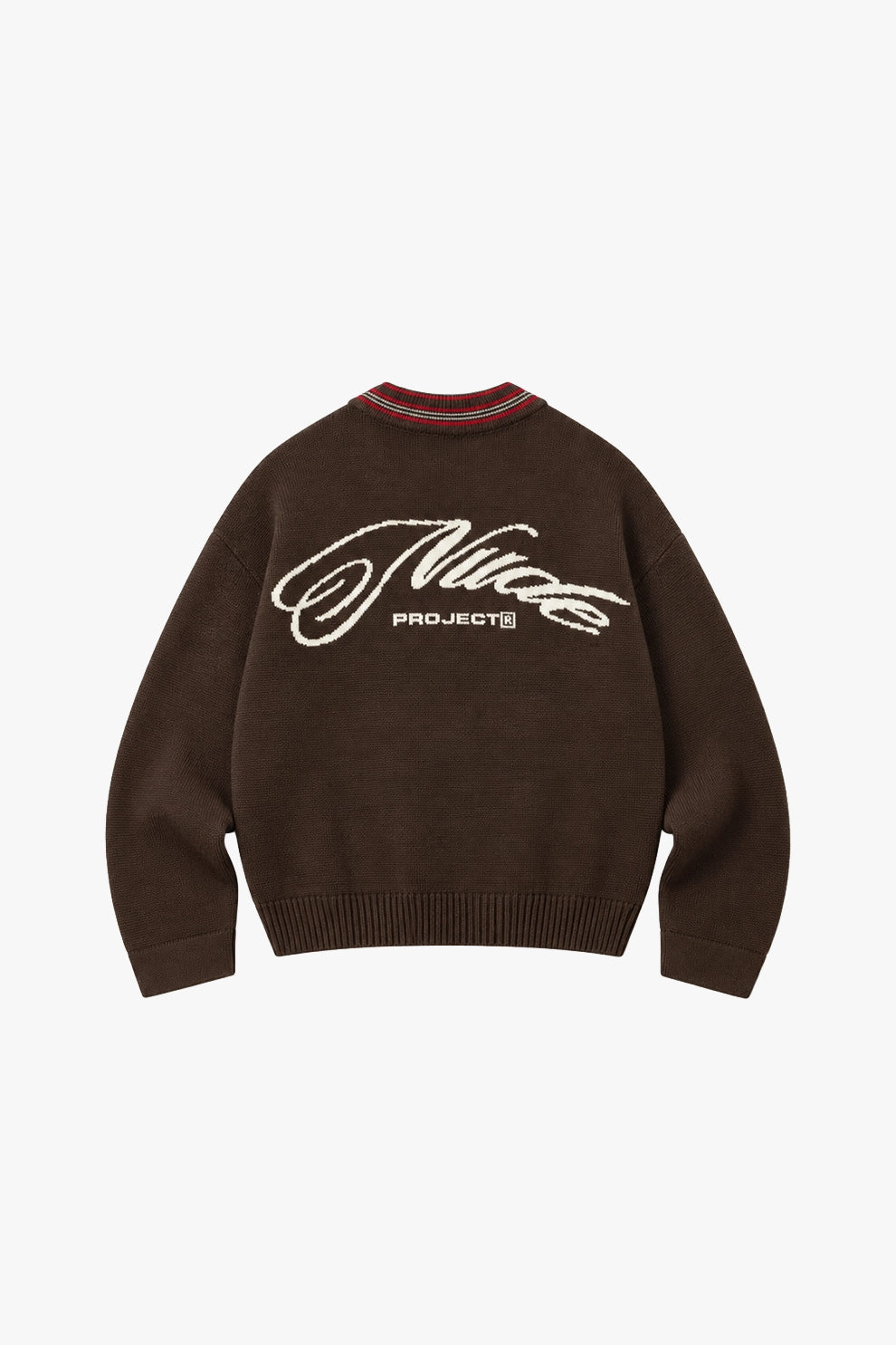 The Consultant Quarter-Zip Knit Brown