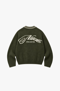 The Consultant Quarter-Zip Knit Green