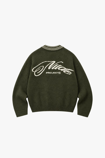 The Consultant Quarter-Zip Knit Green