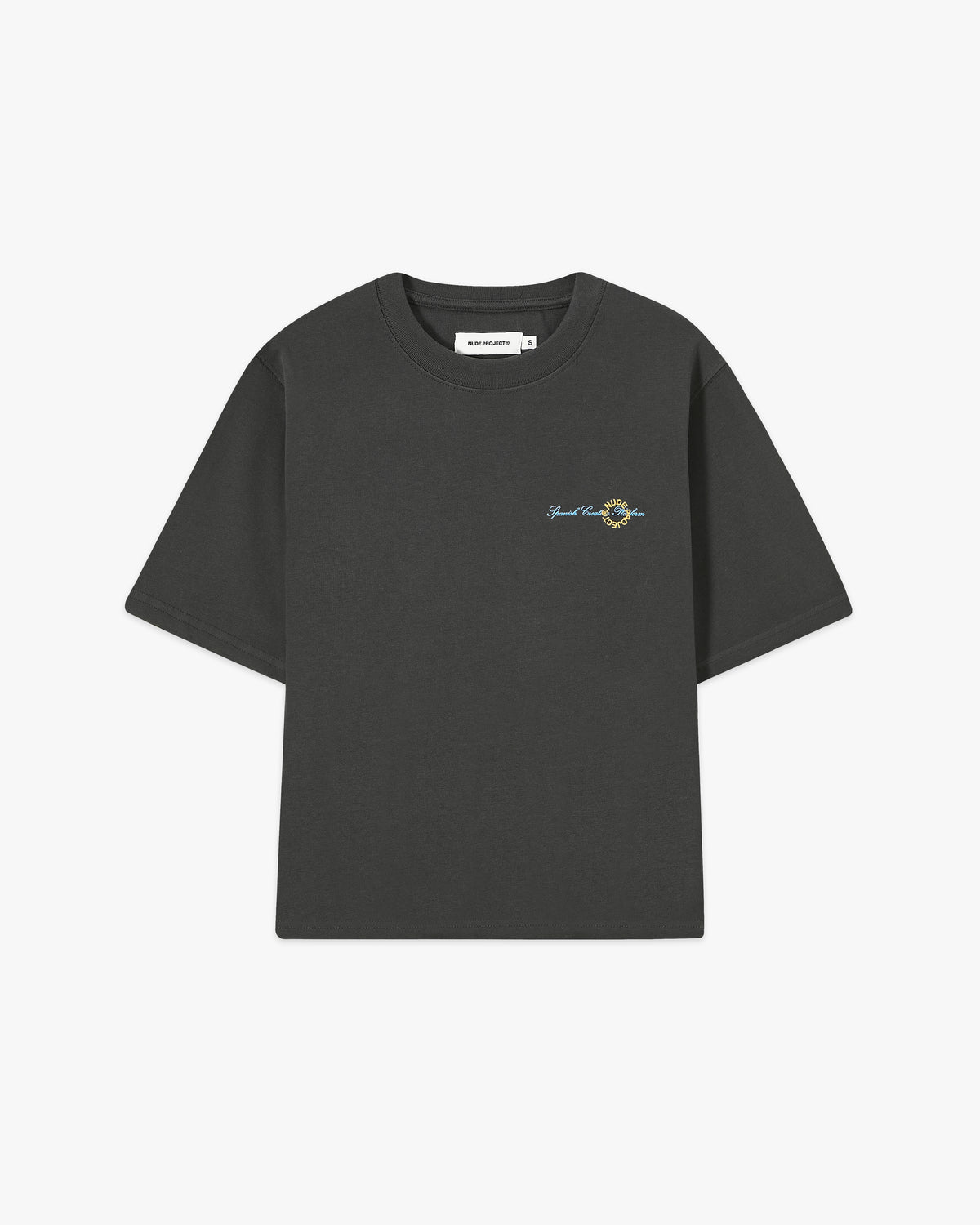 Costa Cropped Tee Ash