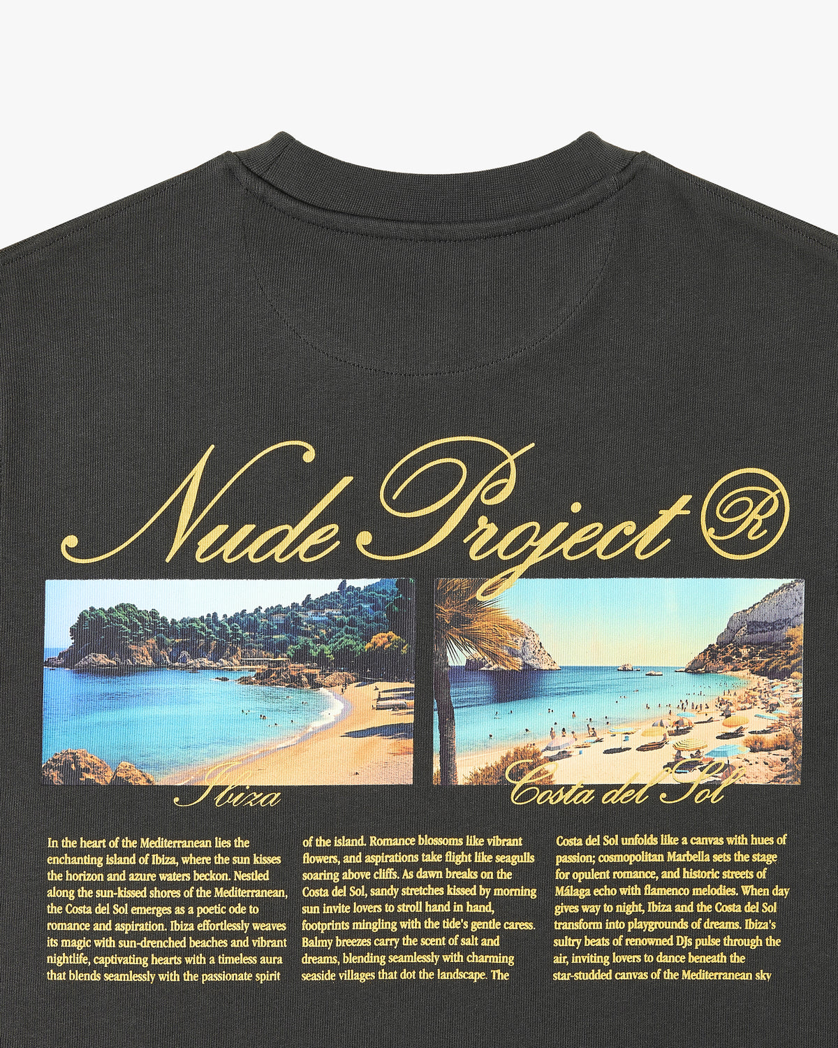 Costa Cropped Tee Ash