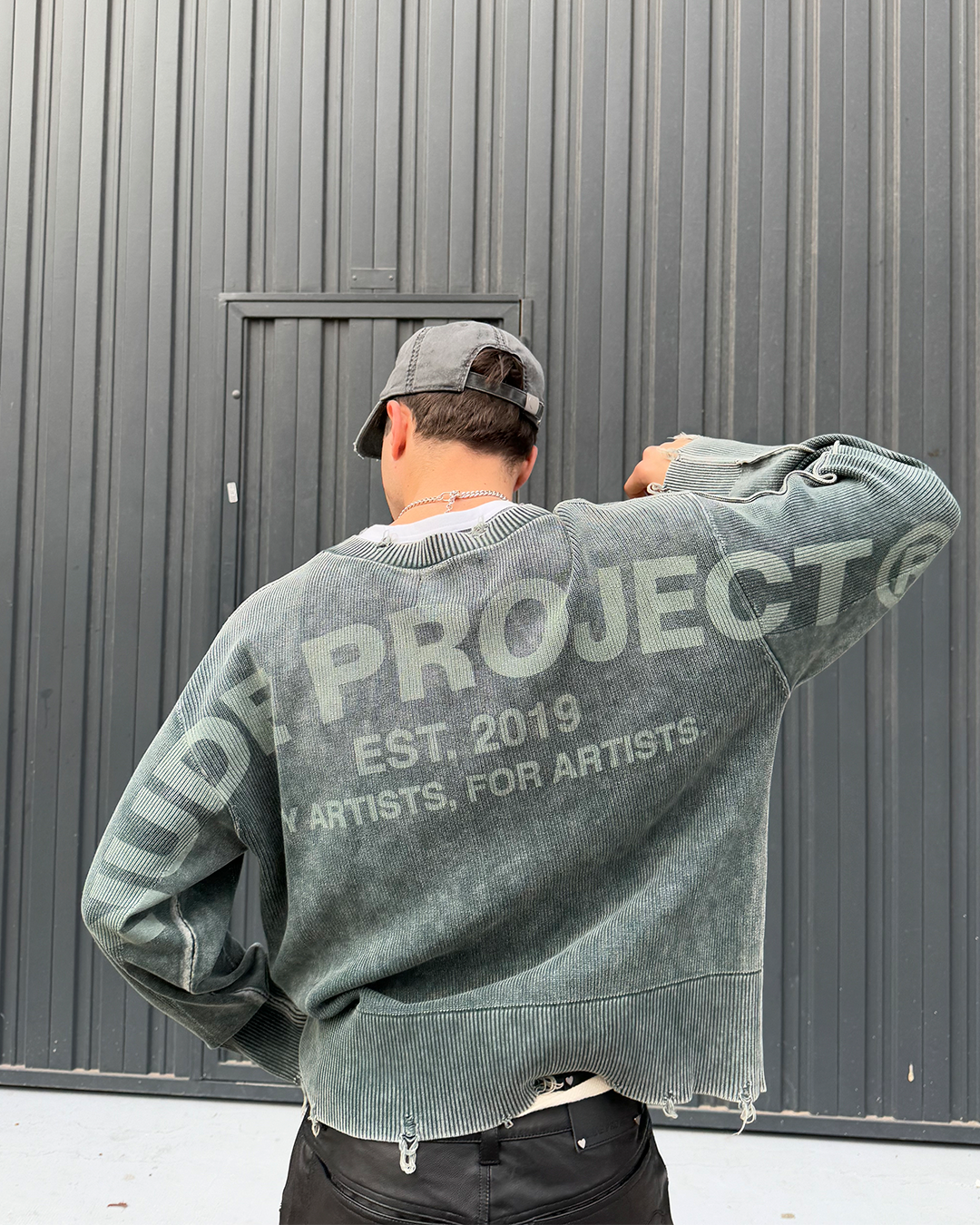 Perfect Cropped Knit Sweater Dark Green â Nude Project Perfect Cropped Knit Sweater Dark Green â Nude Project