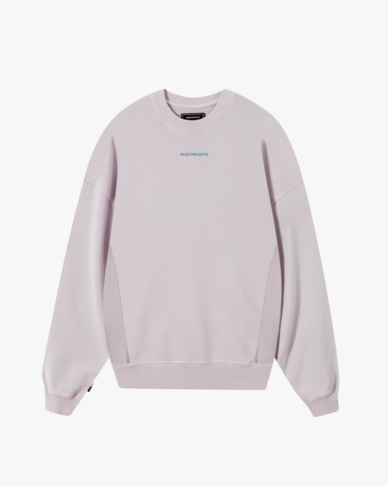 CULT*CREWNECK GARMENT DYE LILAC