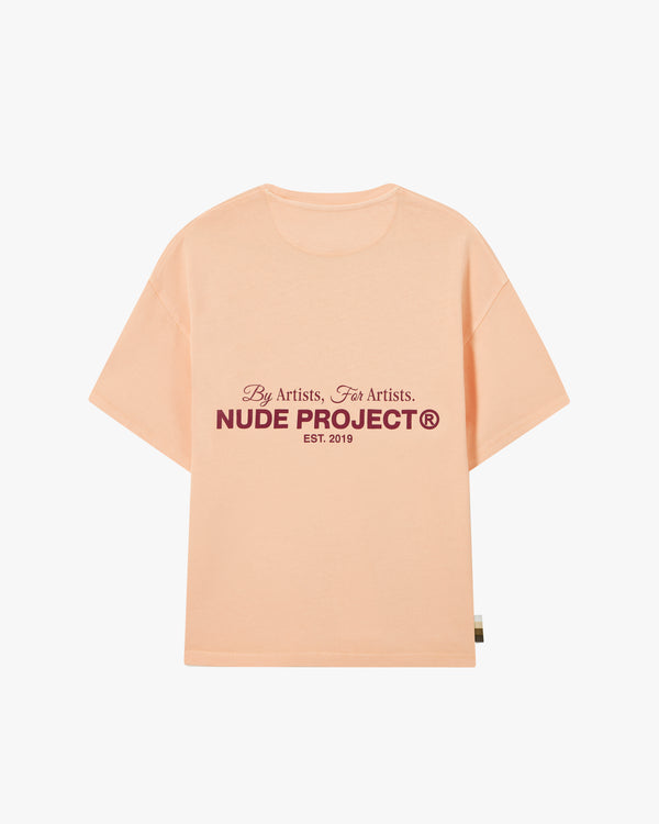 CULT*TEE GARMENT DYE PEACH