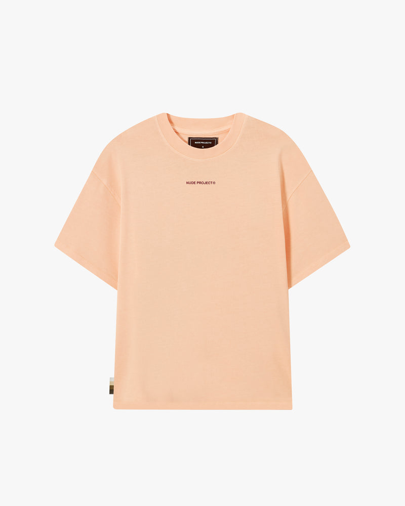 CAMISETA NARANJA CULT GARMENT DYE