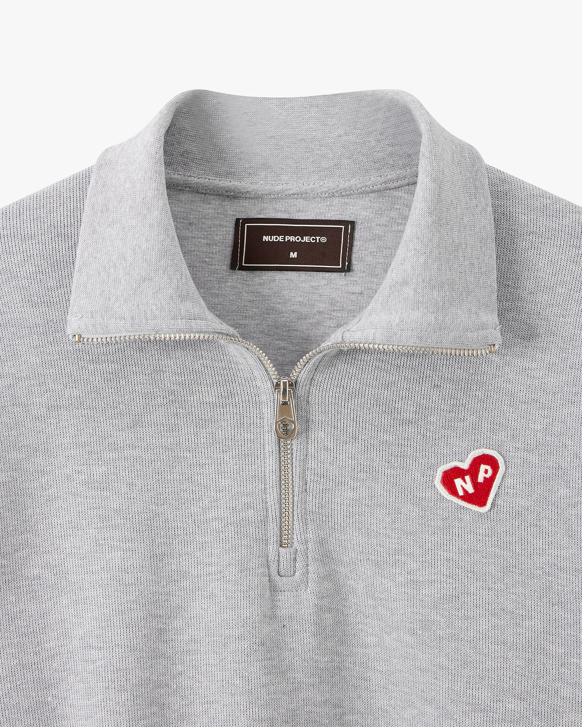 Cutie Heart Half-Zip