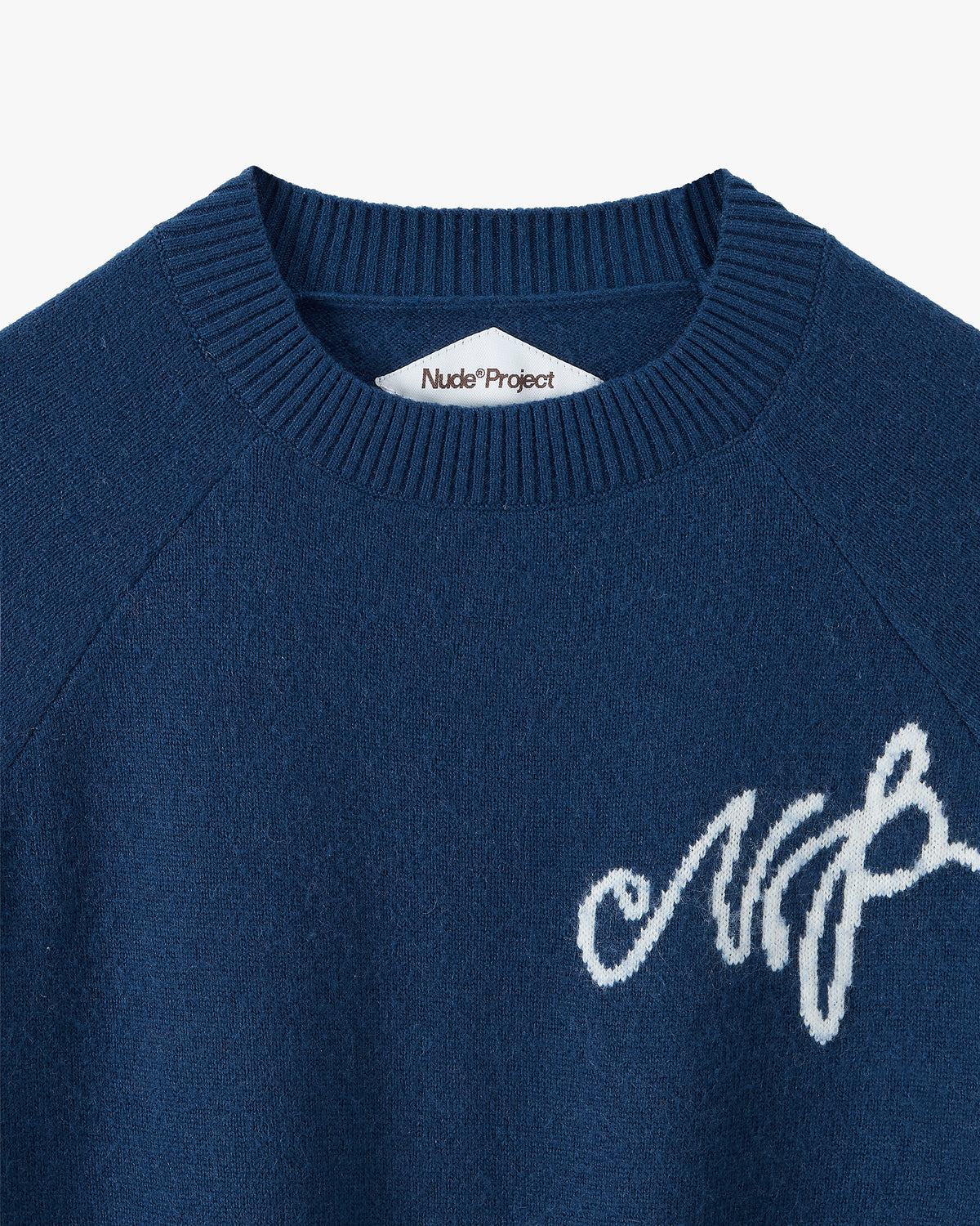 Busy Knit Sweater Navy