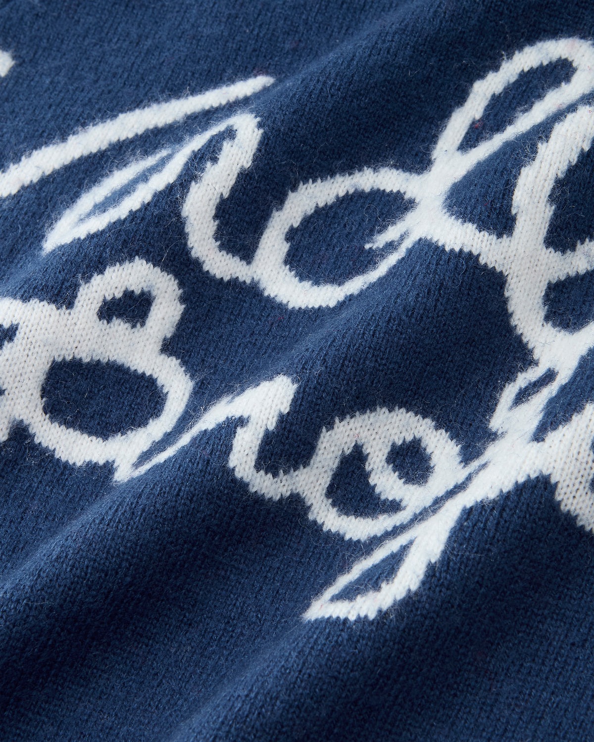 Busy Knit Sweater Navy