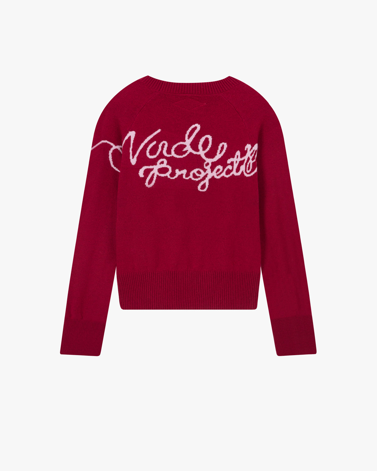 Busy Knit Sweater Red