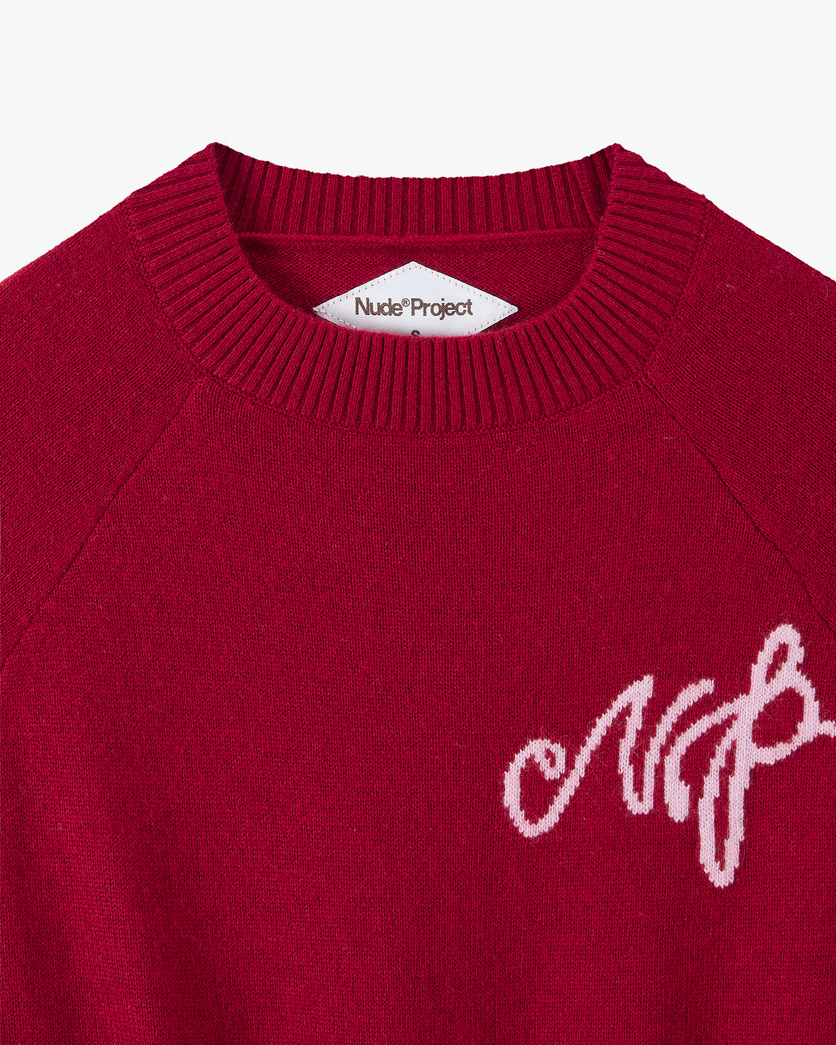 Busy Knit Sweater Red
