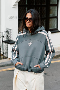 Ying Yang Hoodie Green