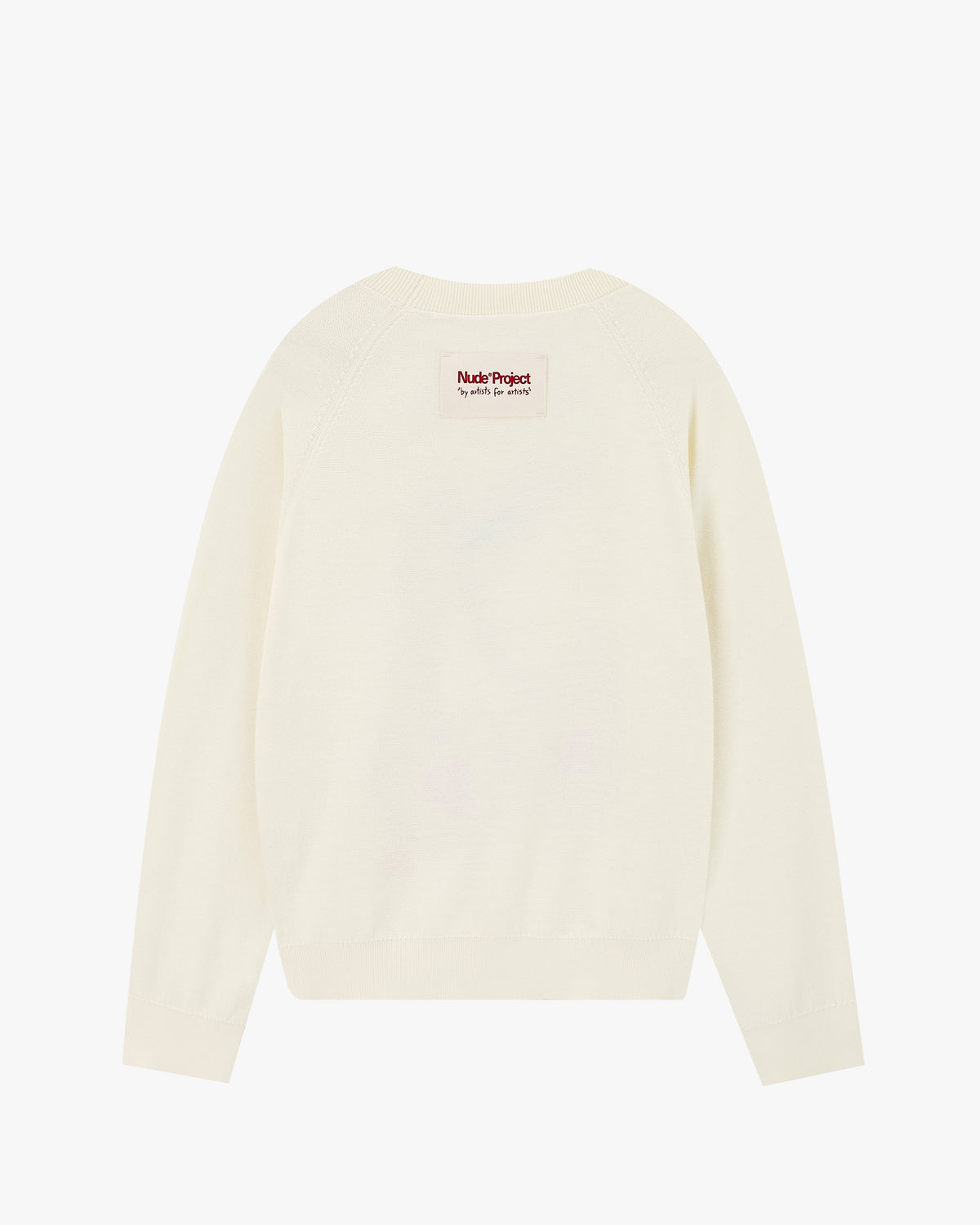 Cerise Knit Sweater Marshmallow