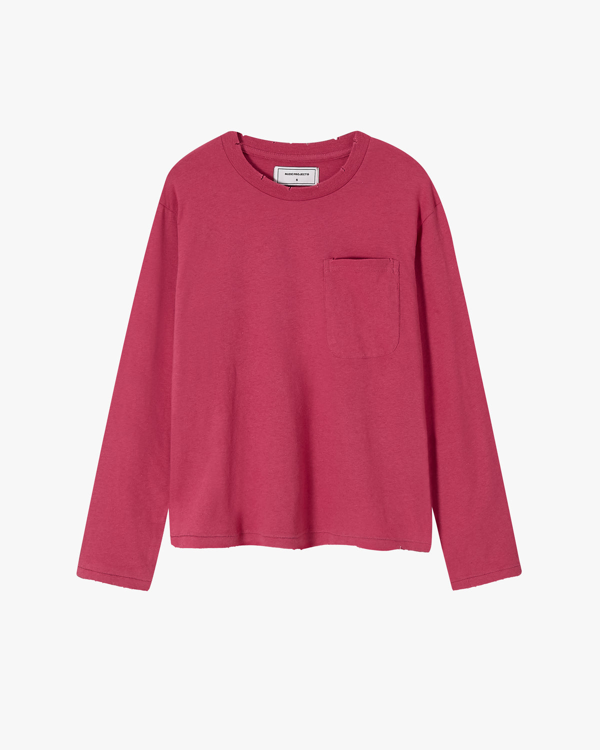 Camiseta Manga Larga Cerise Frambuesa