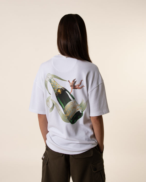 CHAMPAGNE PROBLEMS TEE WHITE