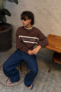 Smith Knit Sweater Brown