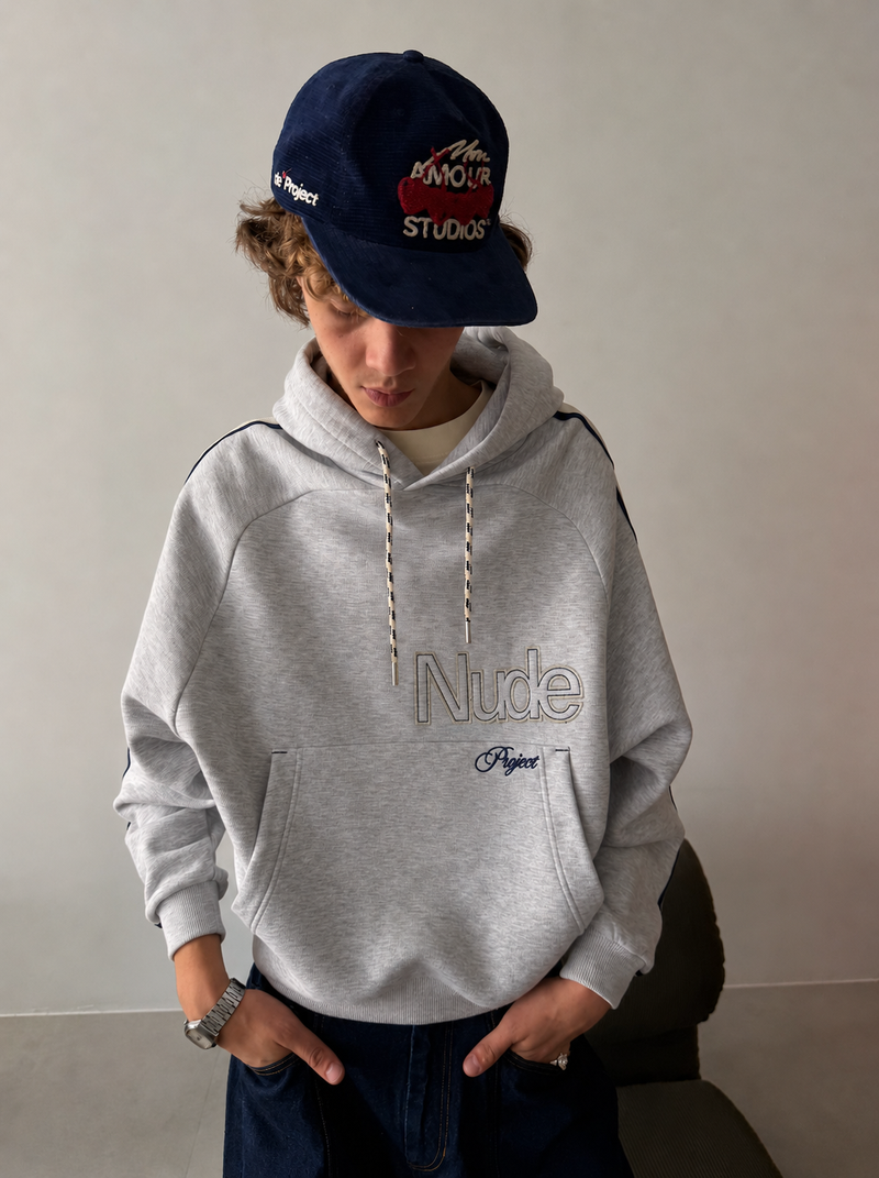 Biggie Hoodie Grey Melange