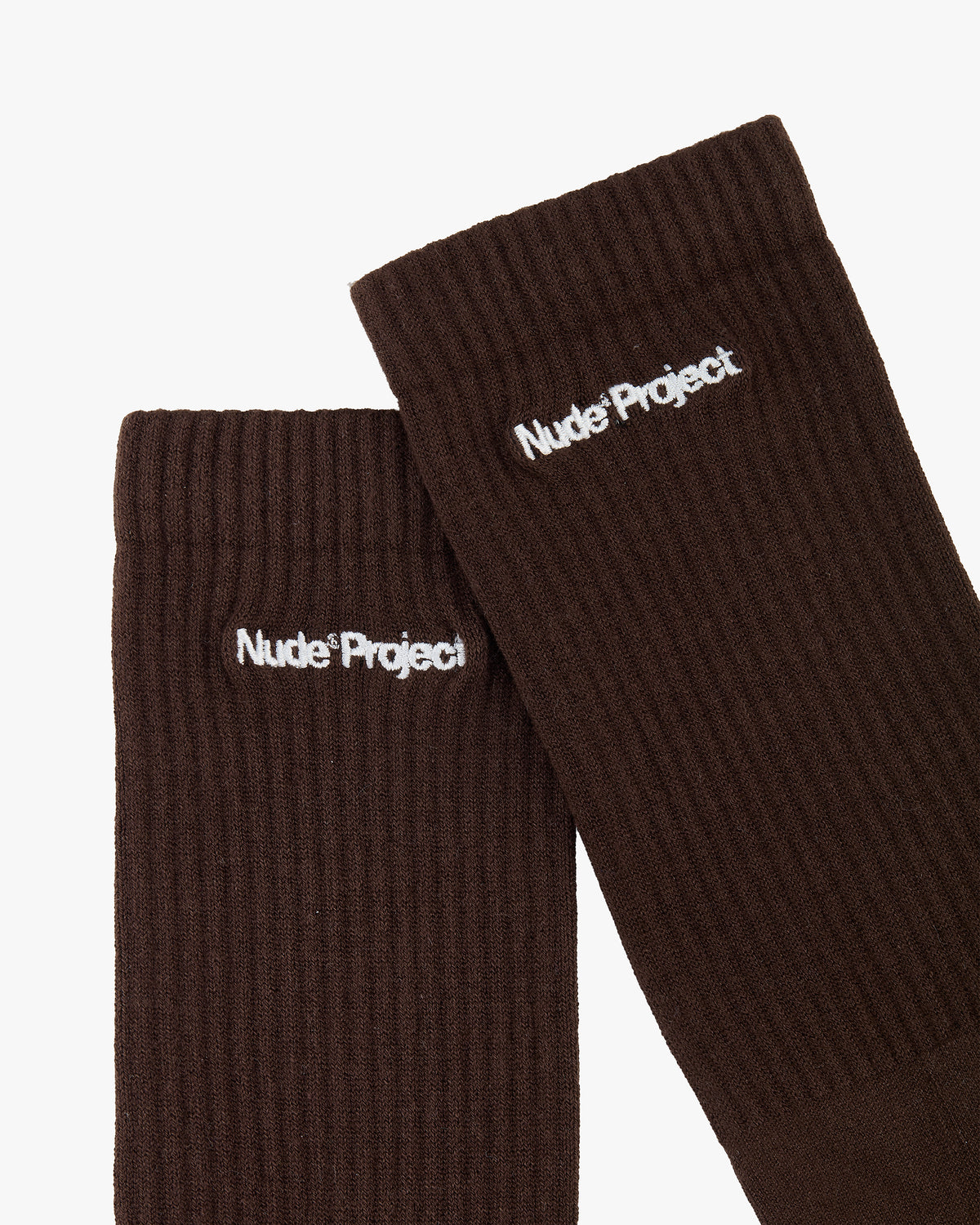 Core Socks Brown/White