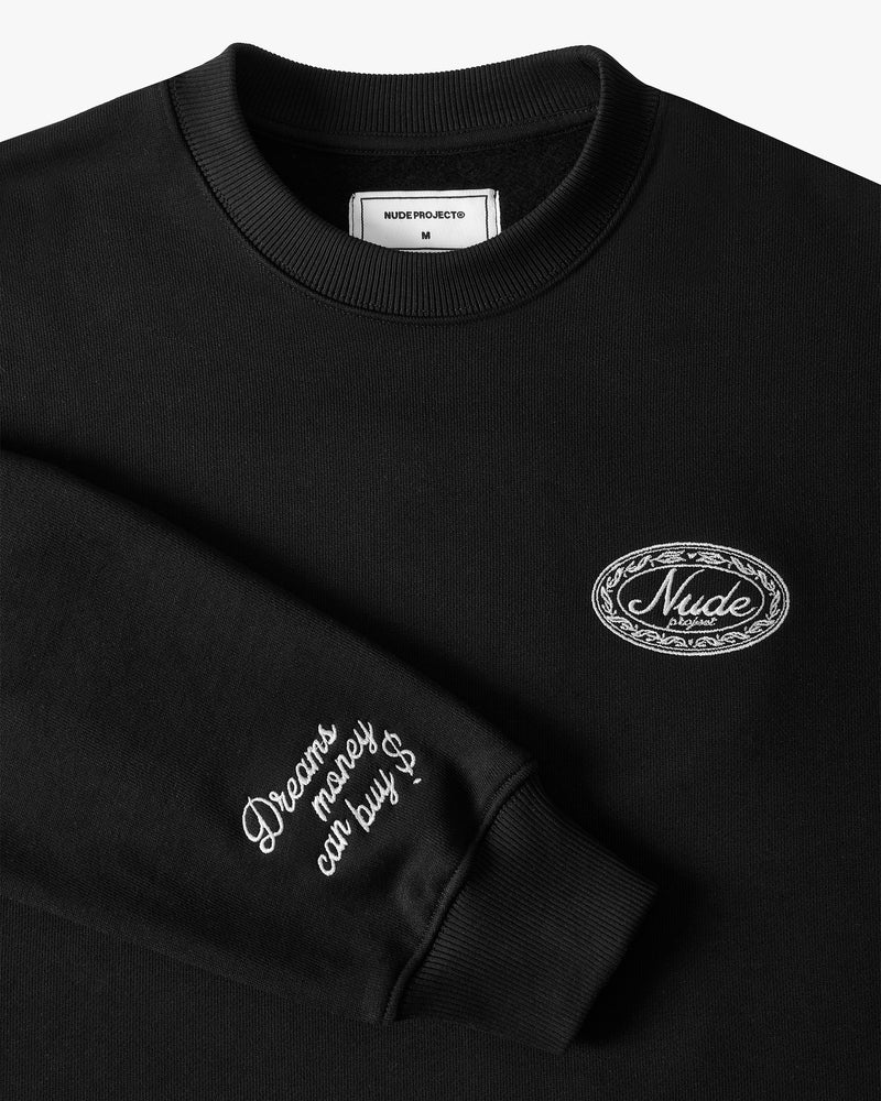 DÉCLARATION CREWNECK BLACK