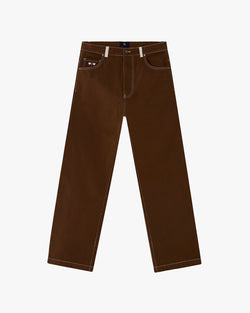 DENIM PANTS BROWN