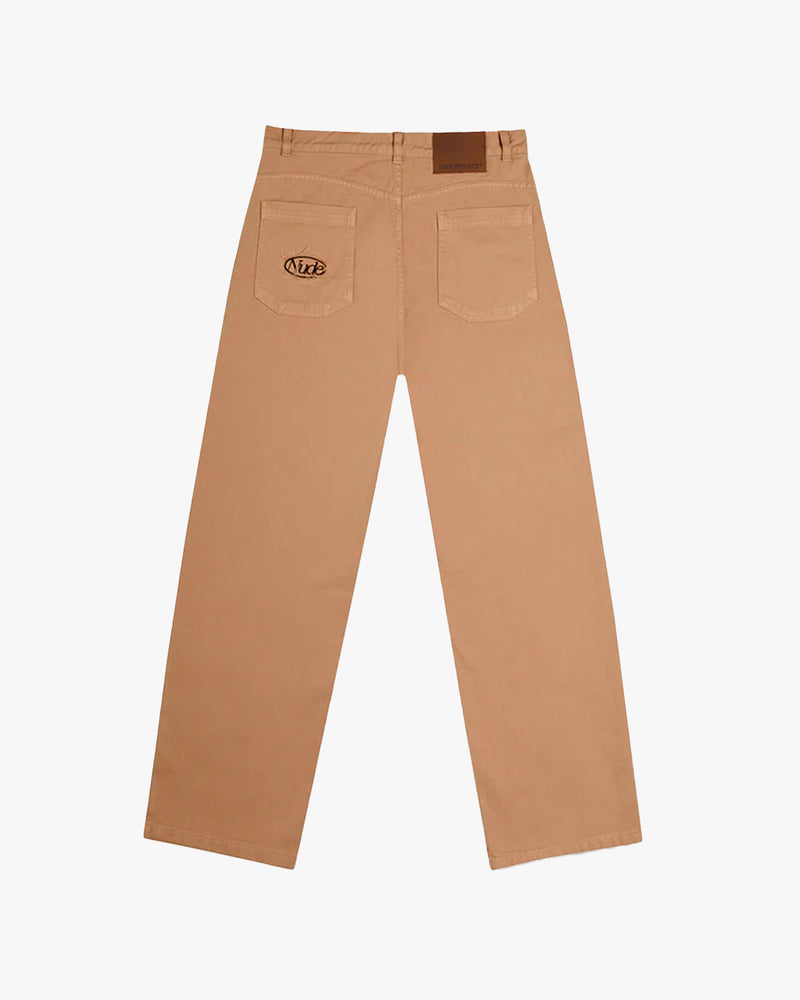 DENIM PANTS CAMEL