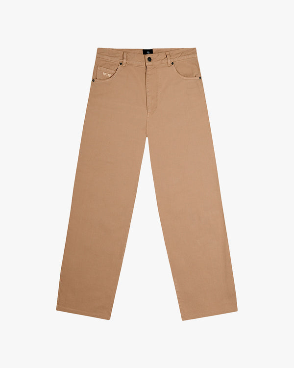 DENIM PANTS CAMEL