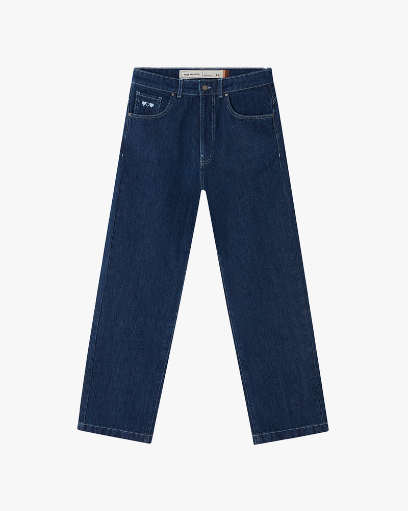 DENIM PANTS DEEP BLUE