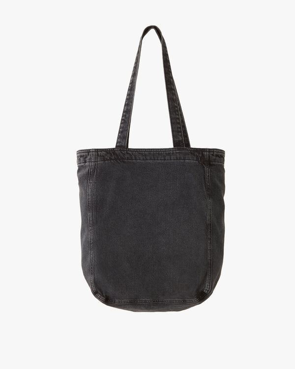 DENIM TOTE BAG ASH