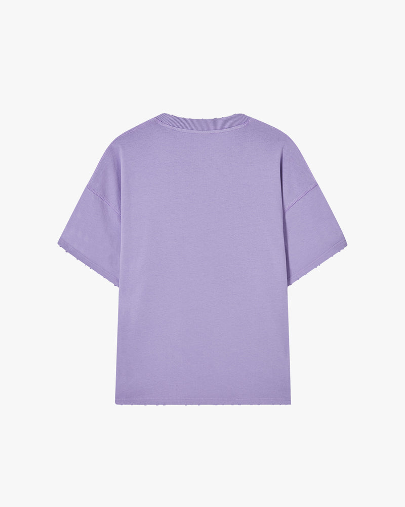 DISTRESSED TEE LAVANDER