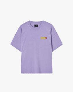 DISTRESSED TEE LAVANDER