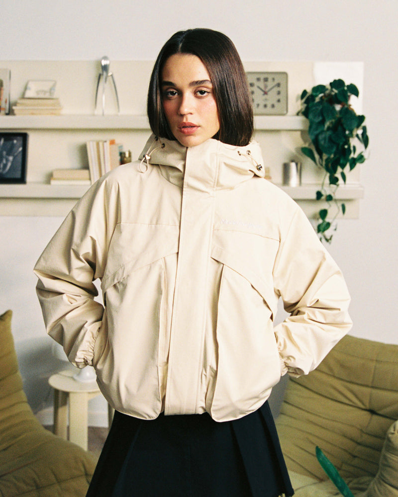 MILESTONES WINDBREAKER BEIGE