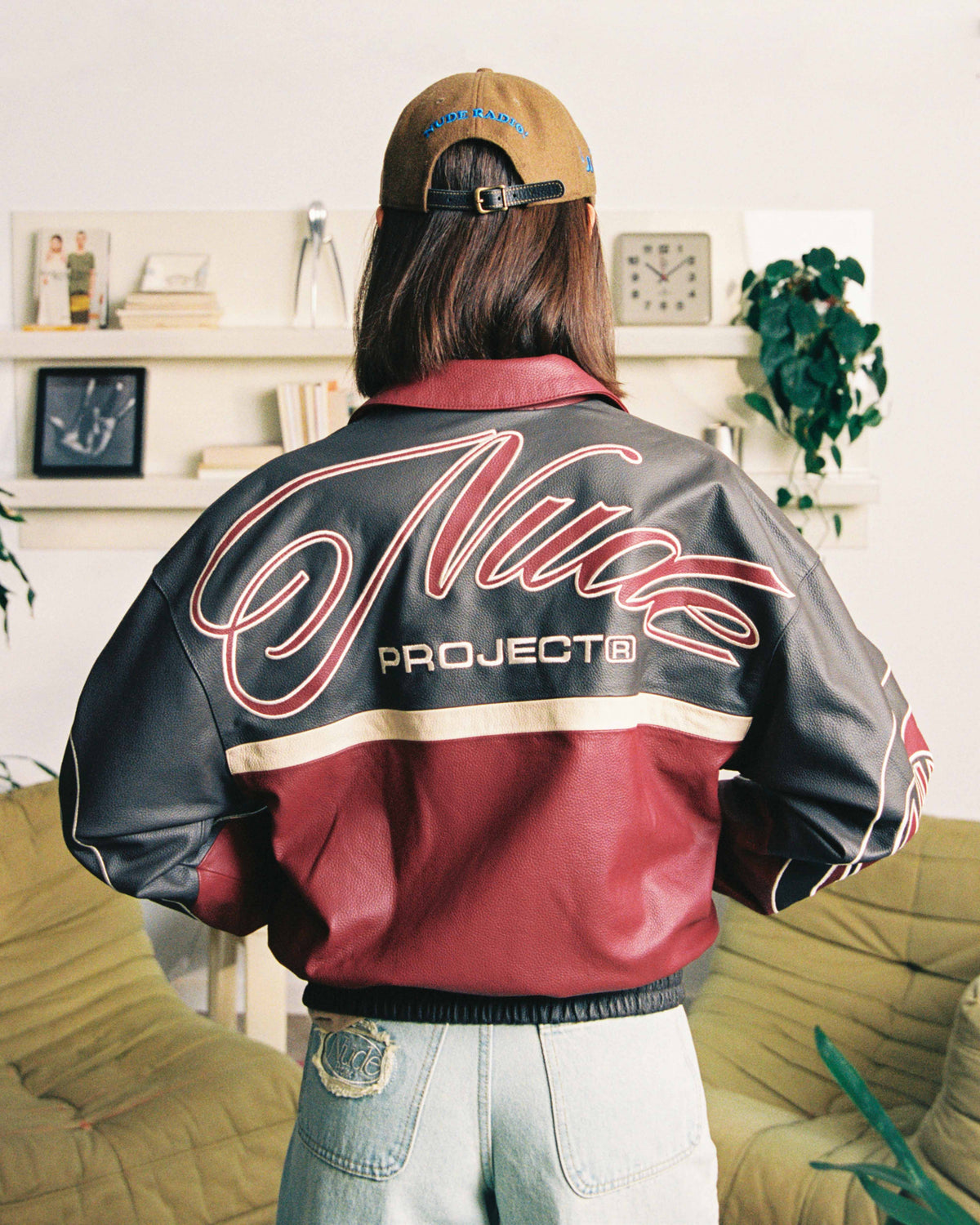 "THE" LEATHER JACKET RED _Prueba