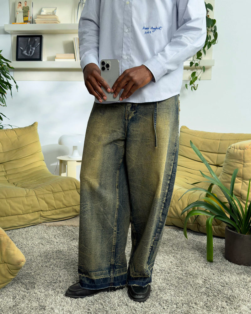 PANTALÓN BAGGY DIRTY WASH OLD DENIM