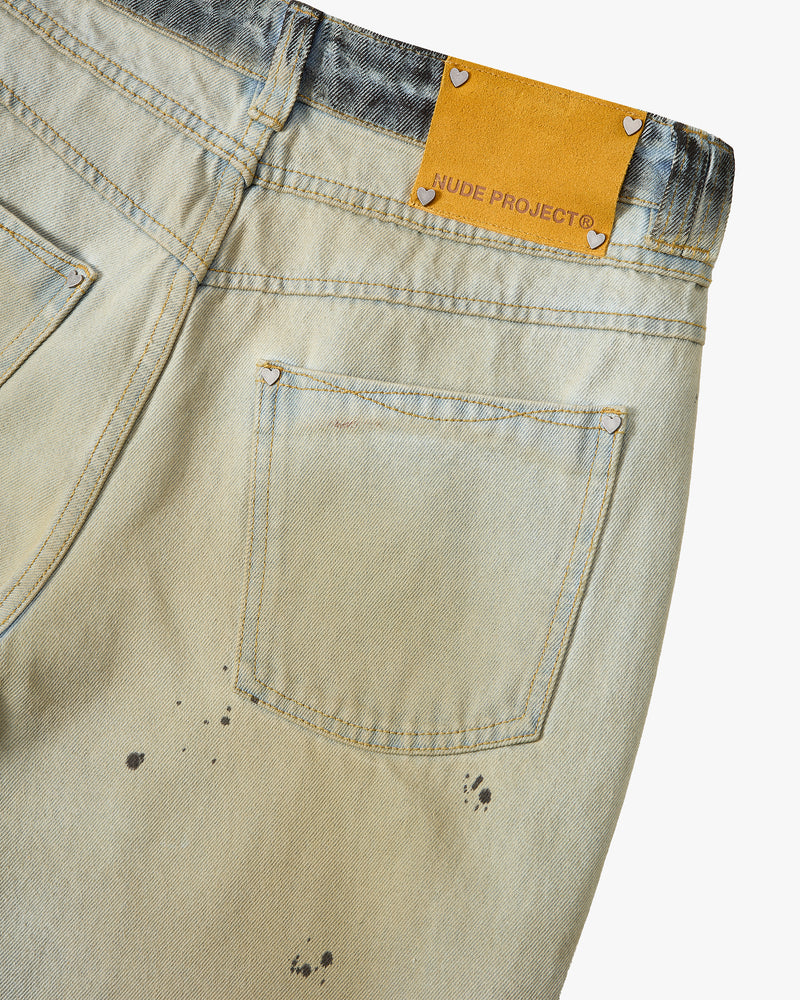 ELVIS BOOTCUT DENIM PANTS WASHED